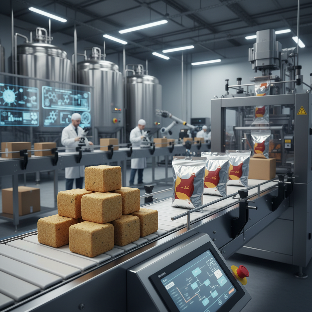 Industrial Application and Market Trends of Chicken Cubes