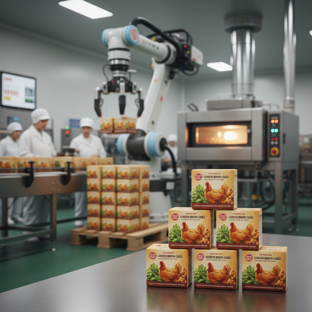 Industrial Production and Global Market of chicken broth cubes
