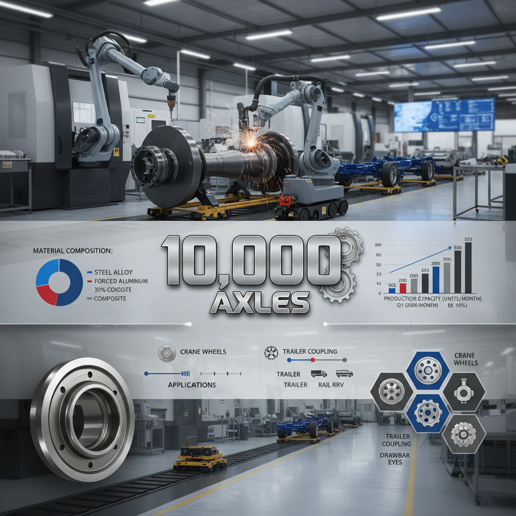 High Performance 10k Axles for Heavy Duty Transportation
