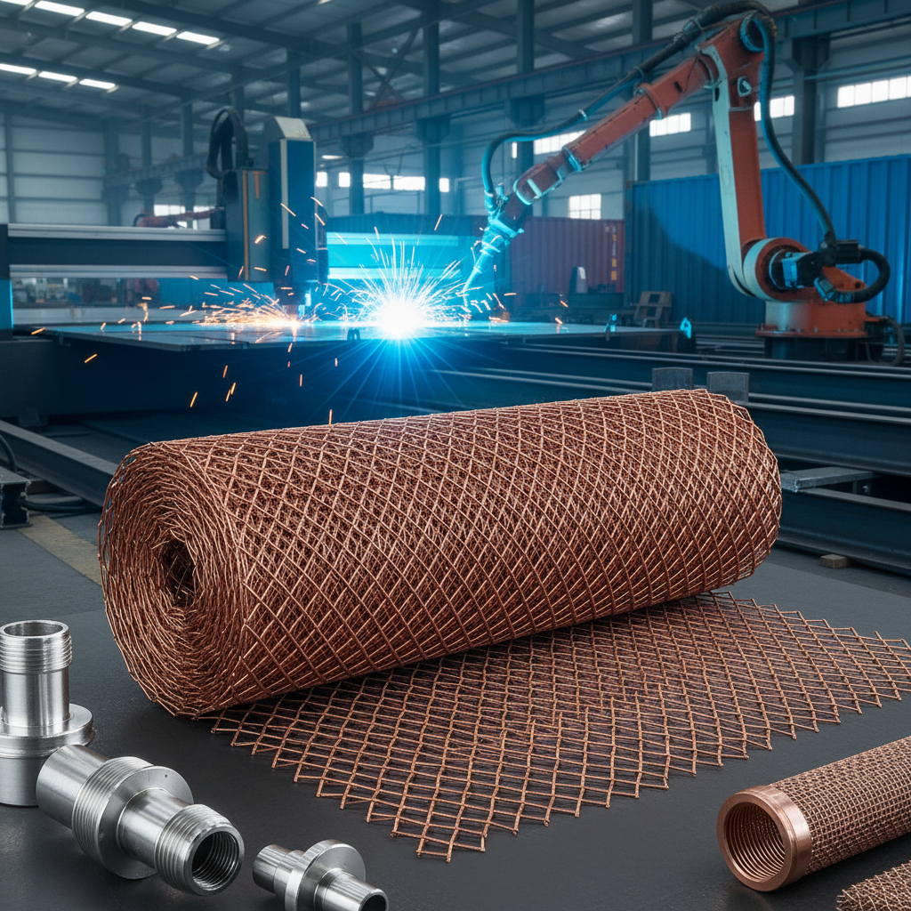 Industrial Applications and Benefits of expanded copper mesh