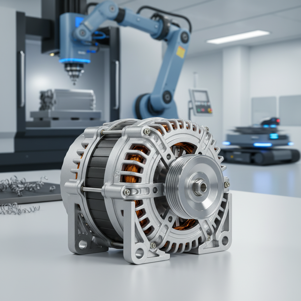 High Efficiency Industrial Alternator 220v 10kw Power Solution