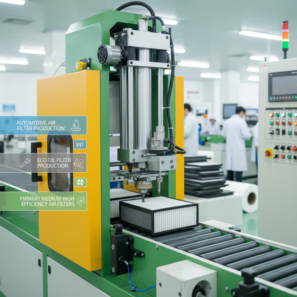 Precision Adhesive Gluing Machine for Industrial Filtration
