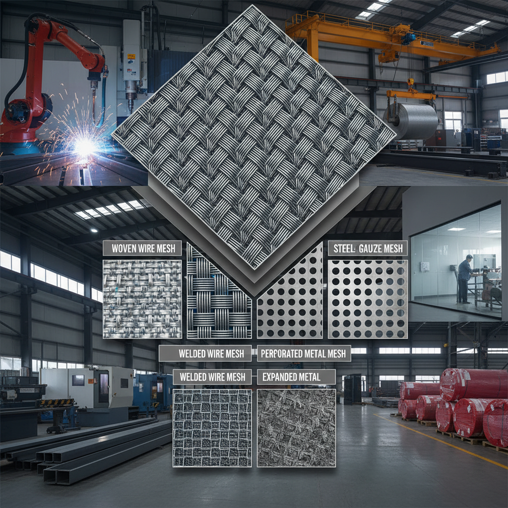Industrial Steel Gauze Mesh for Precision Filtration and Strength