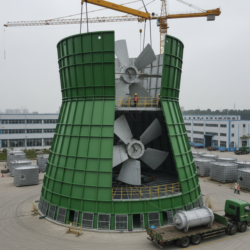 Efficient Industrial Heat Management with true water cooling tower