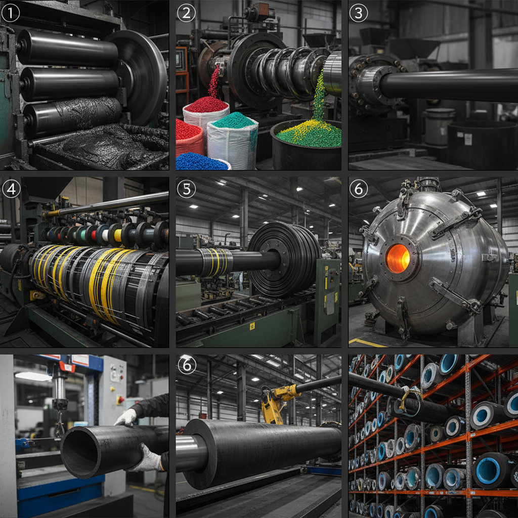High Performance Cement Feeding Rubber Hose for Industrial Use