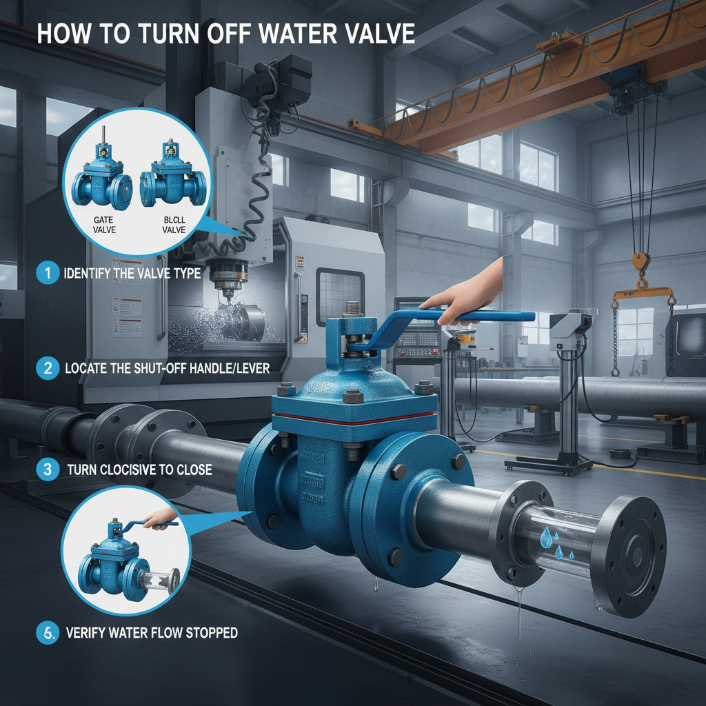 how to turn off water valve