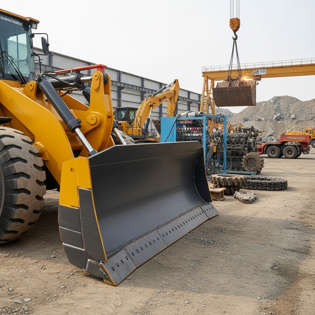 backhoe dozer blade