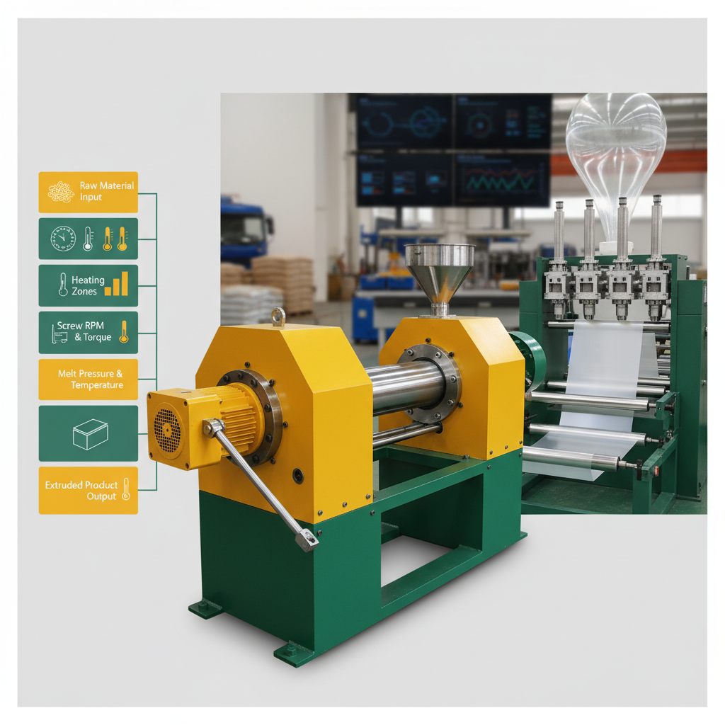 single screw plastic extruder machine