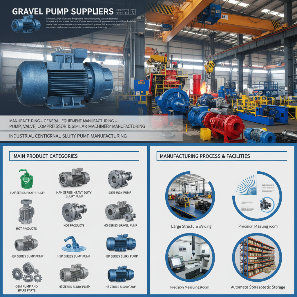 gravel pump suppliers