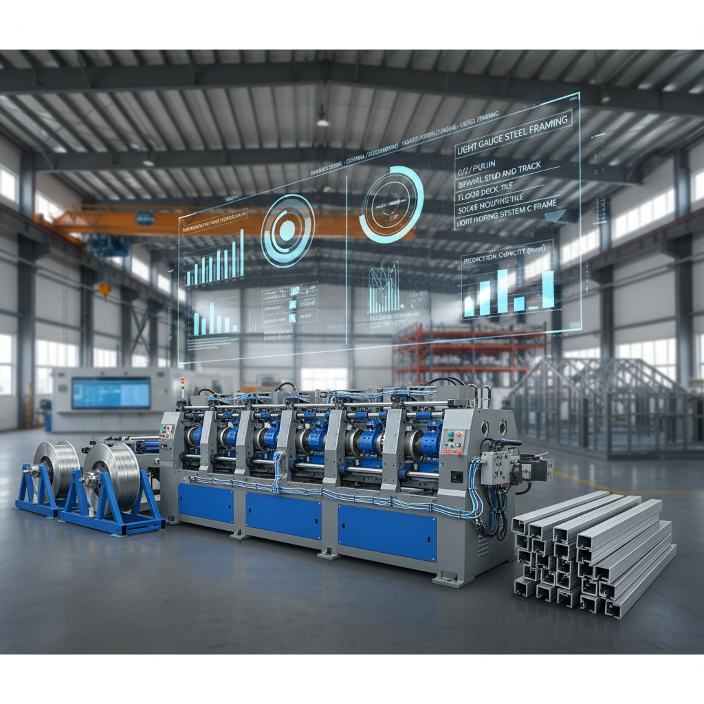 light gauge steel framing machine