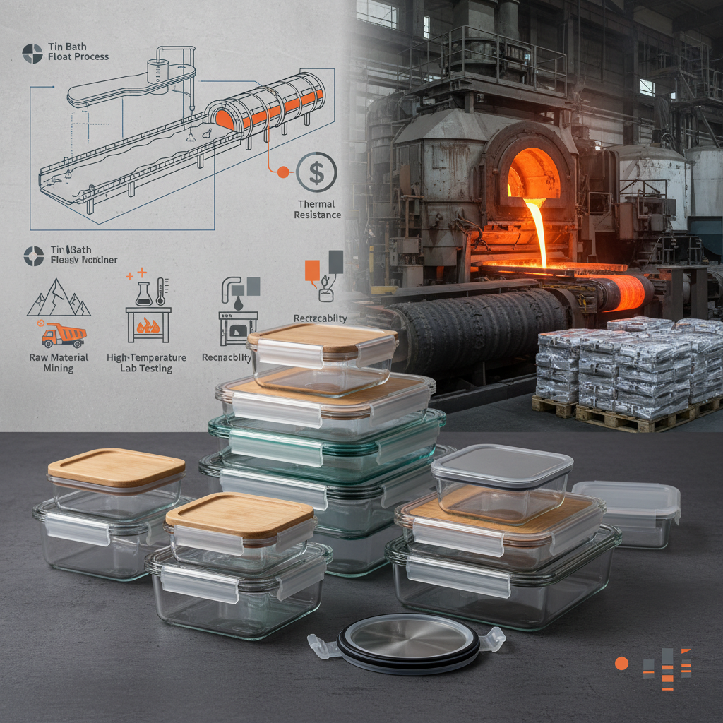 nestable glass food storage containers