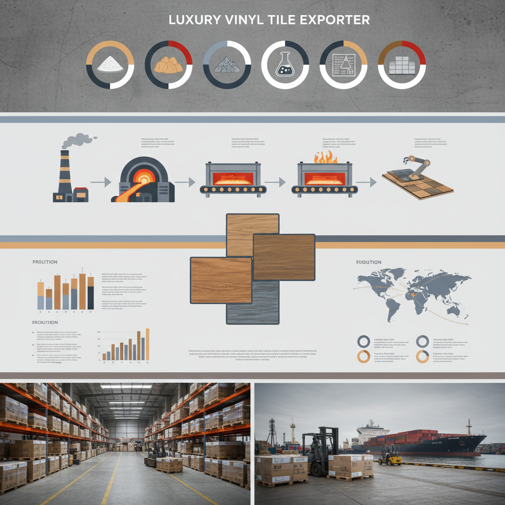 Luxury vinyl tile Exporter