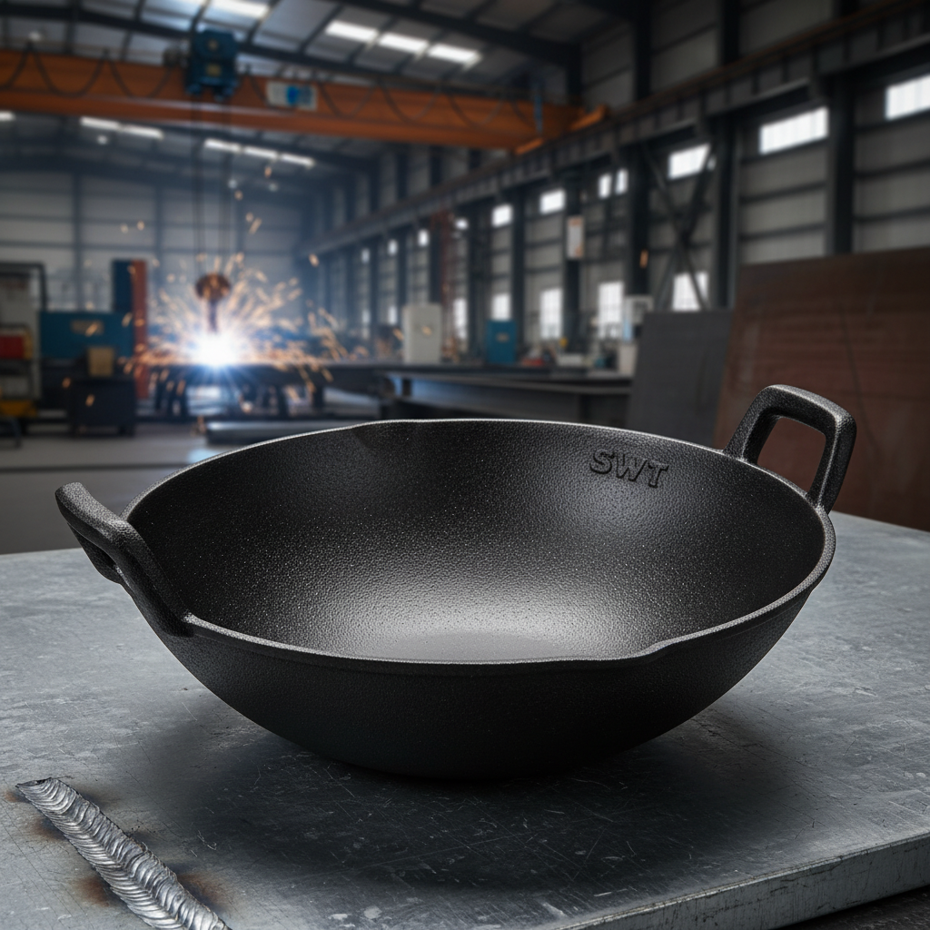Engineering Culinary Perfection with swt cast iron wok