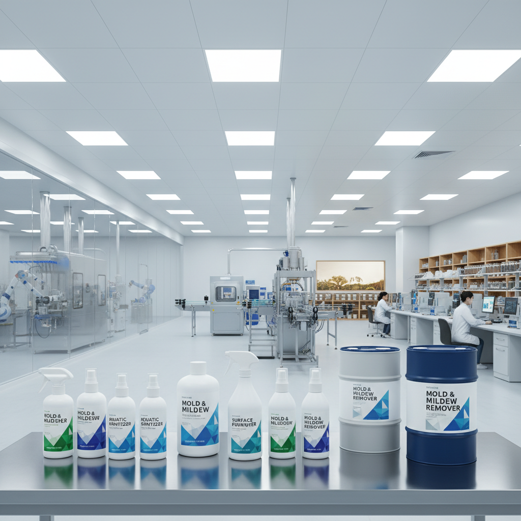 Industrial Mildew Remover for Pharmaceutical Manufacturing