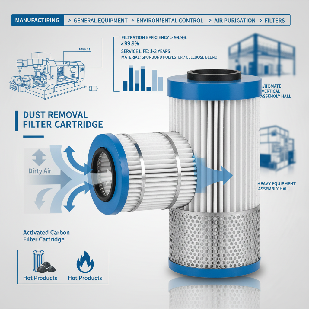 High Efficiency Cartridge Filter for Dust Collector Solutions