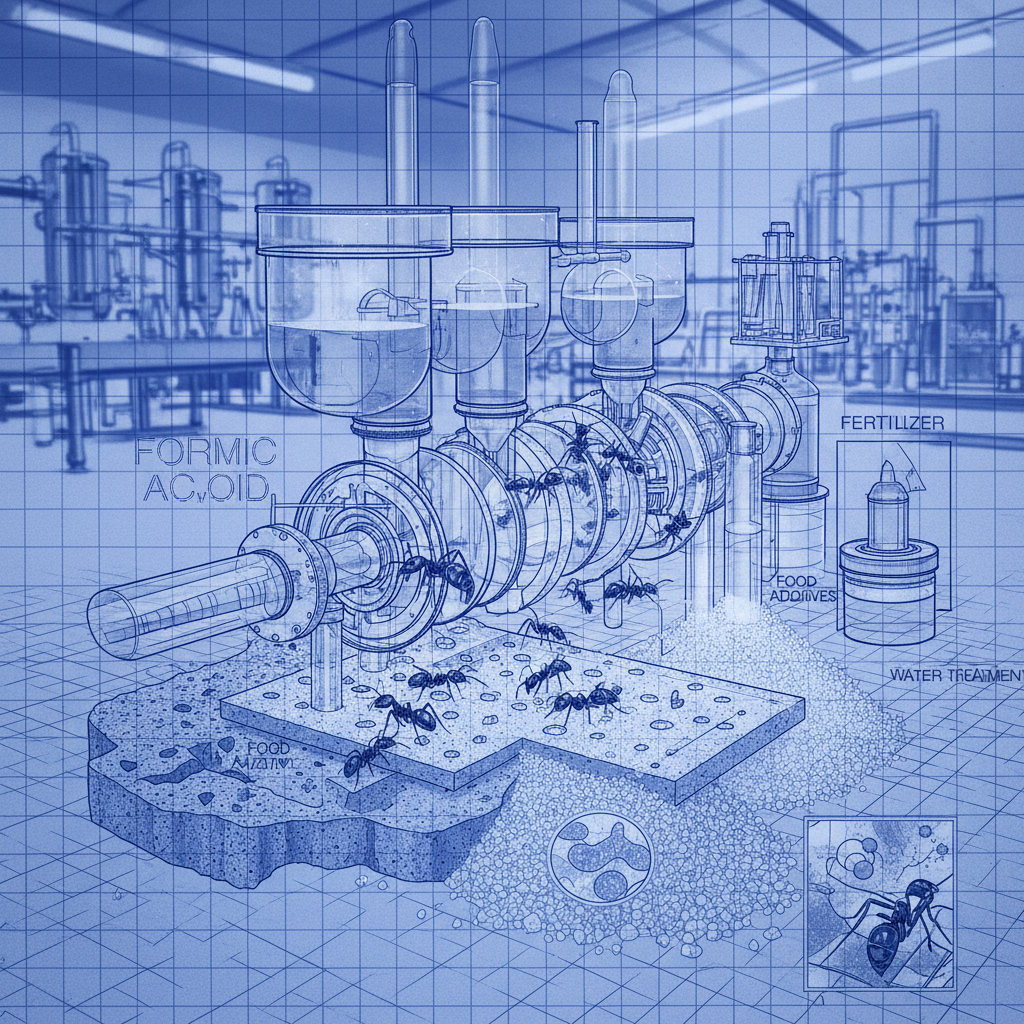 Biological Synergy of Ants and Formic Acid in Industry