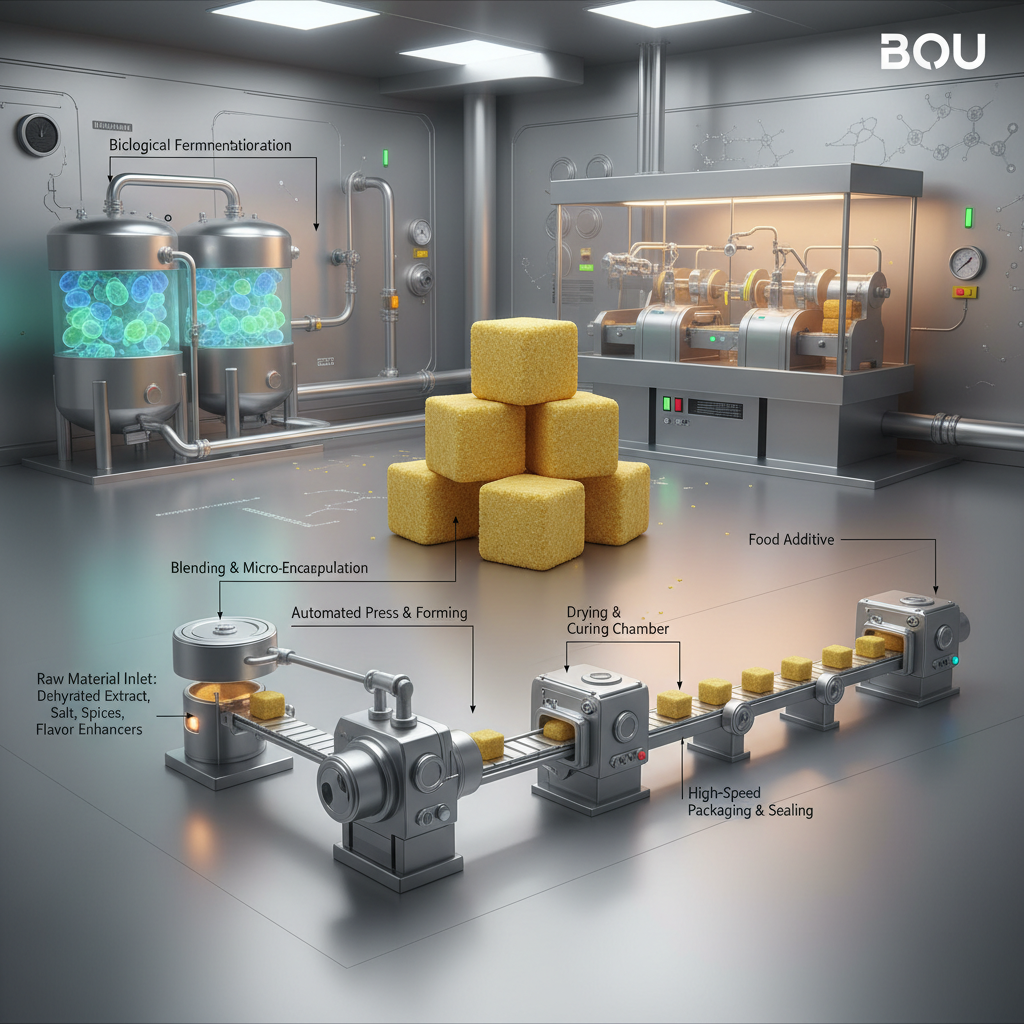 Premium Industrial Bou Chicken Bouillon Cubes