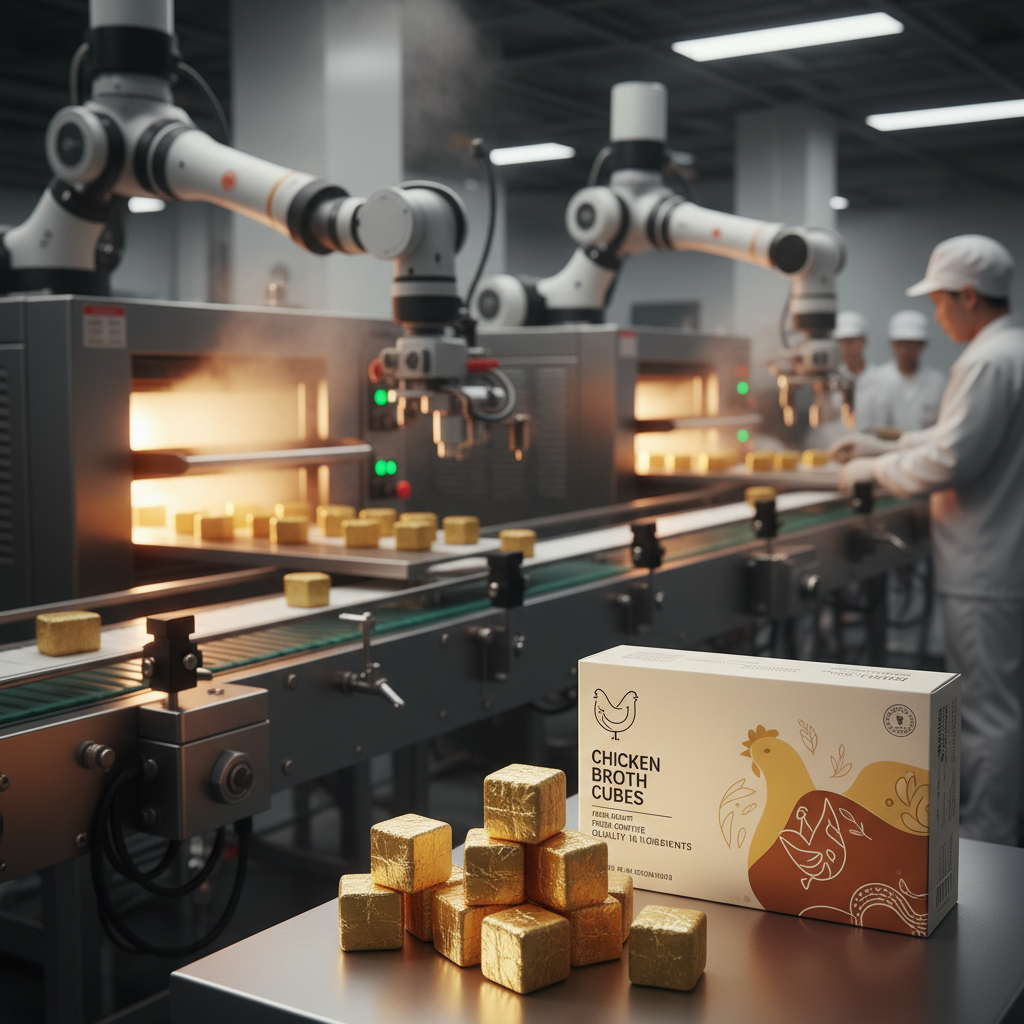 Industrial Grade Broth Cubes Chicken