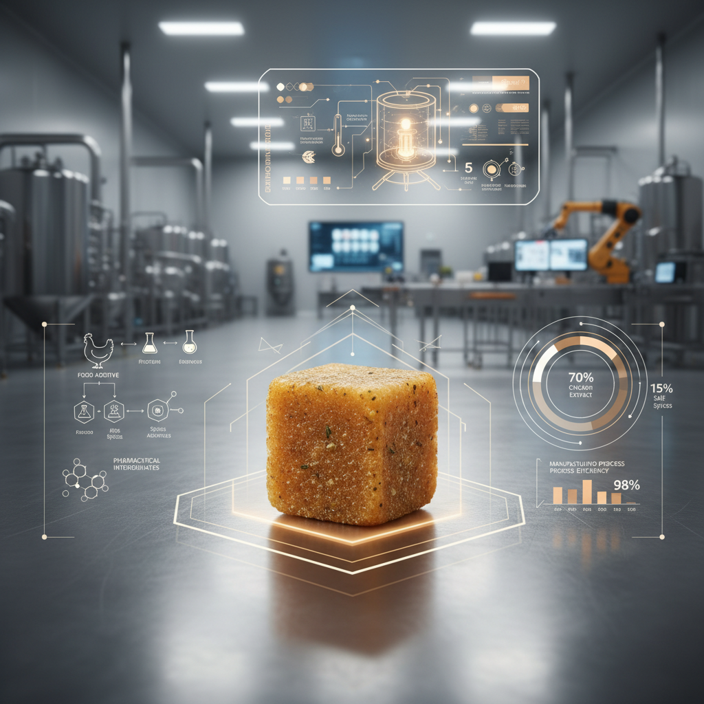 Industrial Uses and Science of 1 cube of chicken stock