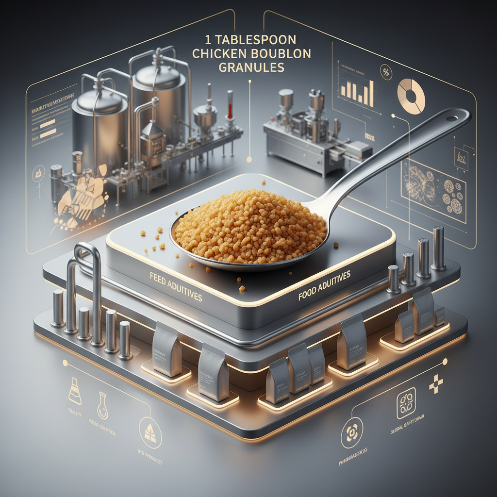 Industrial Uses of 1 tablespoon chicken bouillon granules