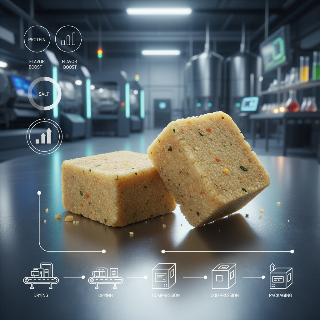 Industrial Application and Value of 2 chicken bouillon cubes