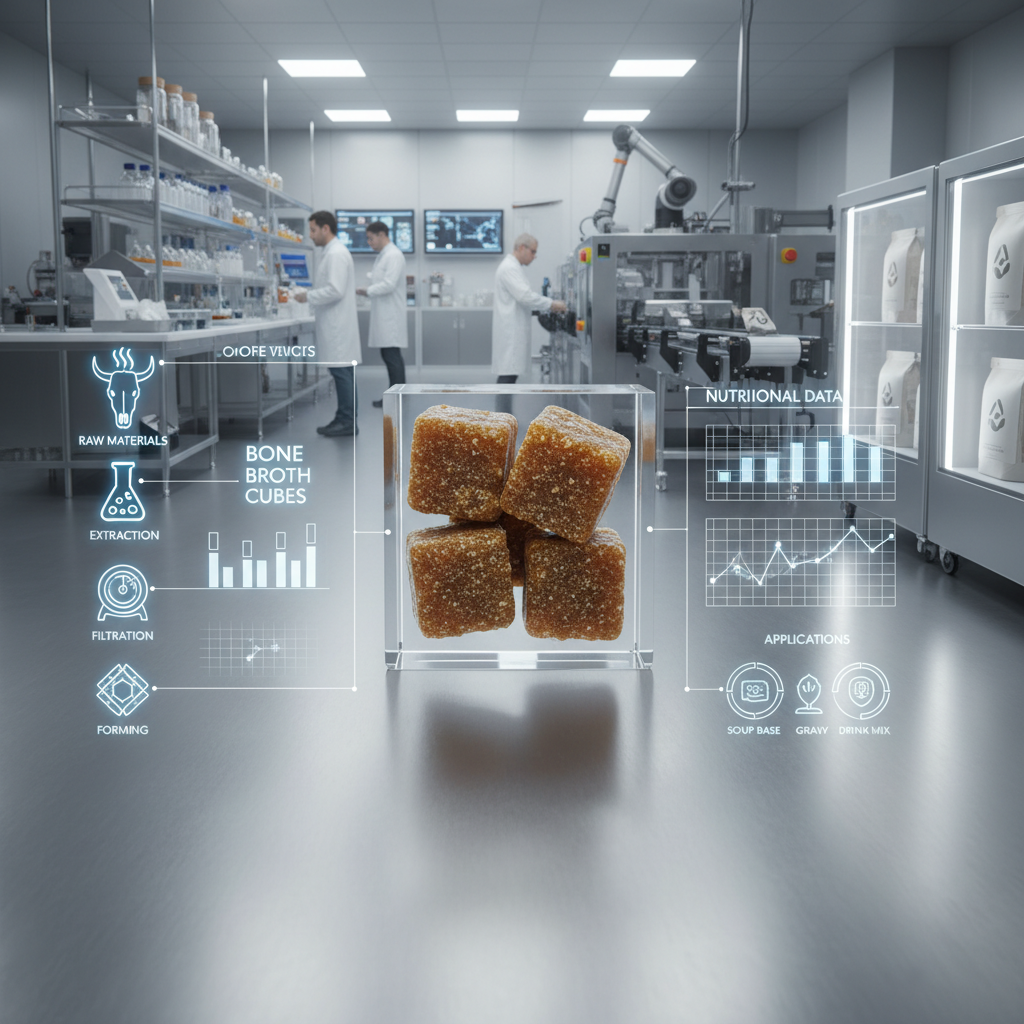 Premium Bone Broth Stock Cubes for Industrial Food Production