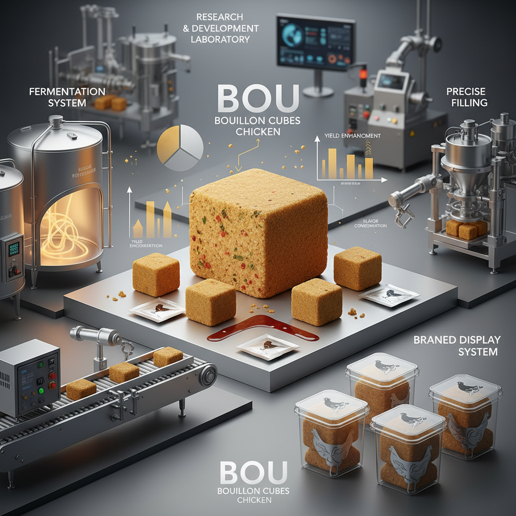 High Quality bou bouillon cubes chicken for Global Food Industry