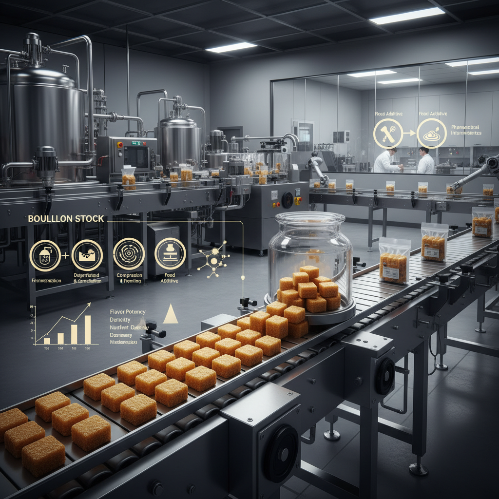 Industrial Applications and Quality of Bouillon Cube Stock