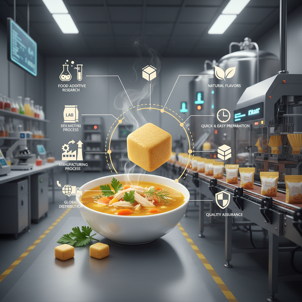 Industrial Application and Benefits of bouillon cubes chicken soup