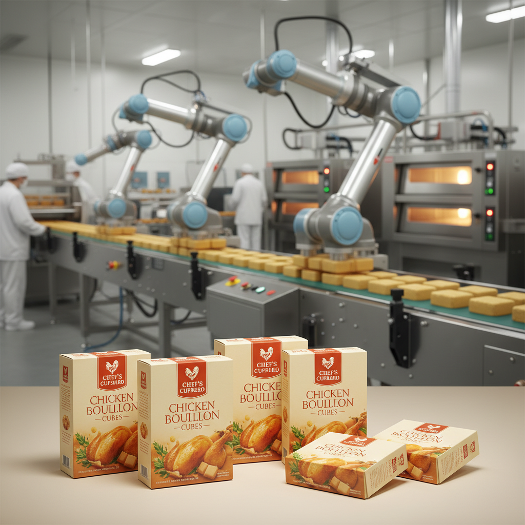 Premium Flavor with chefs cupboard chicken bouillon cubes