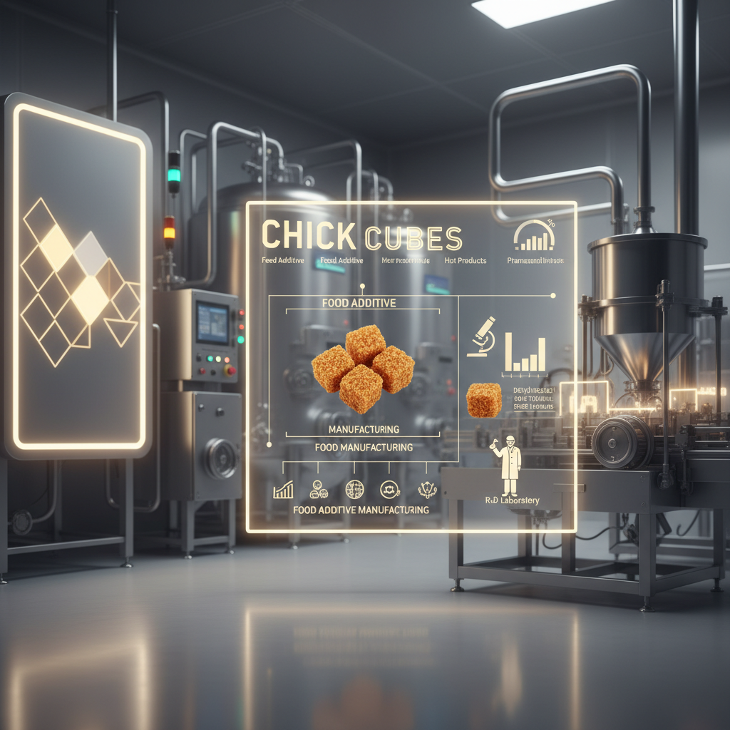High Efficiency Chick Cubes for Precision Poultry Nutrition