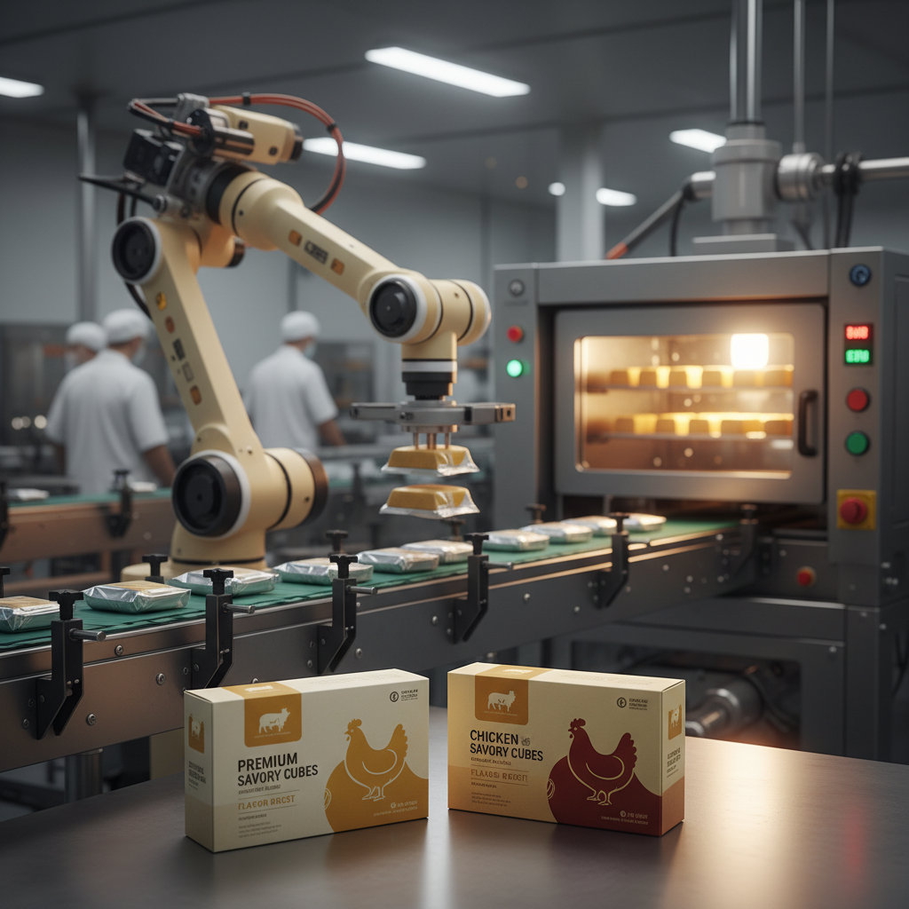 Industrial Applications of chicken and beef stock cubes