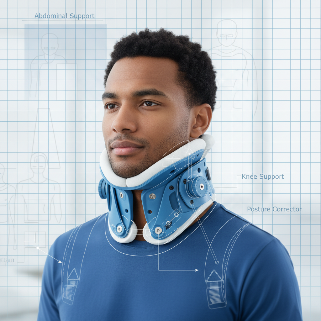 Cervical Collar Universal for Emergency Spinal Stabilization