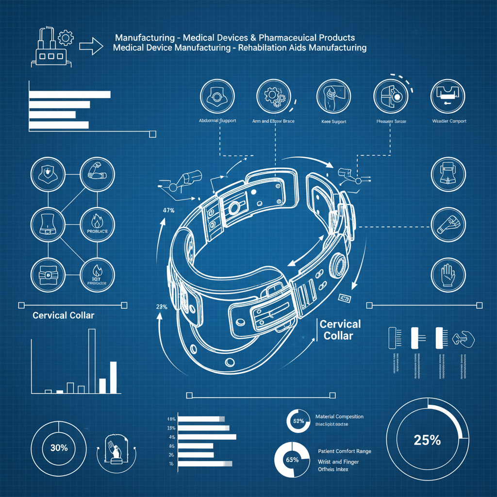 Cervical Collar Universal for Emergency Spinal Stabilization