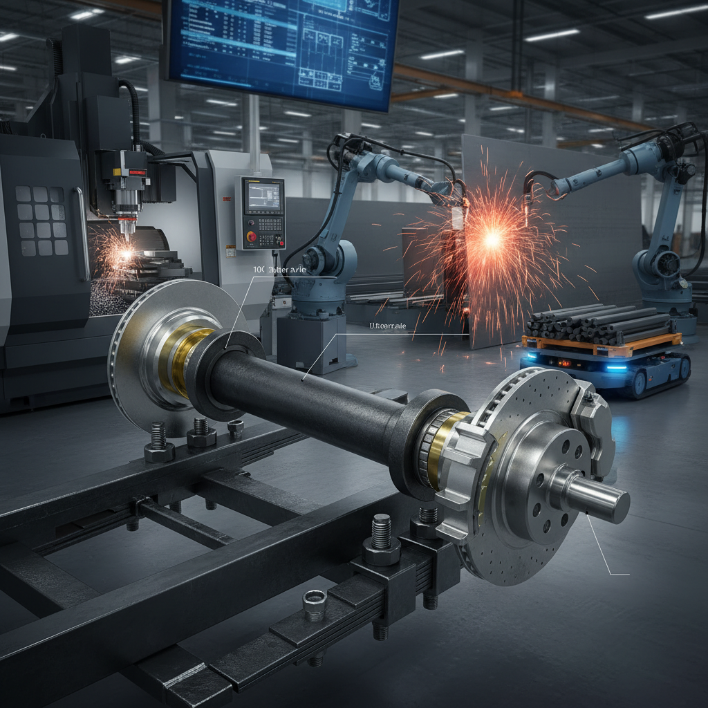 HeavyDuty Precision 10k Trailer Axles Engineering