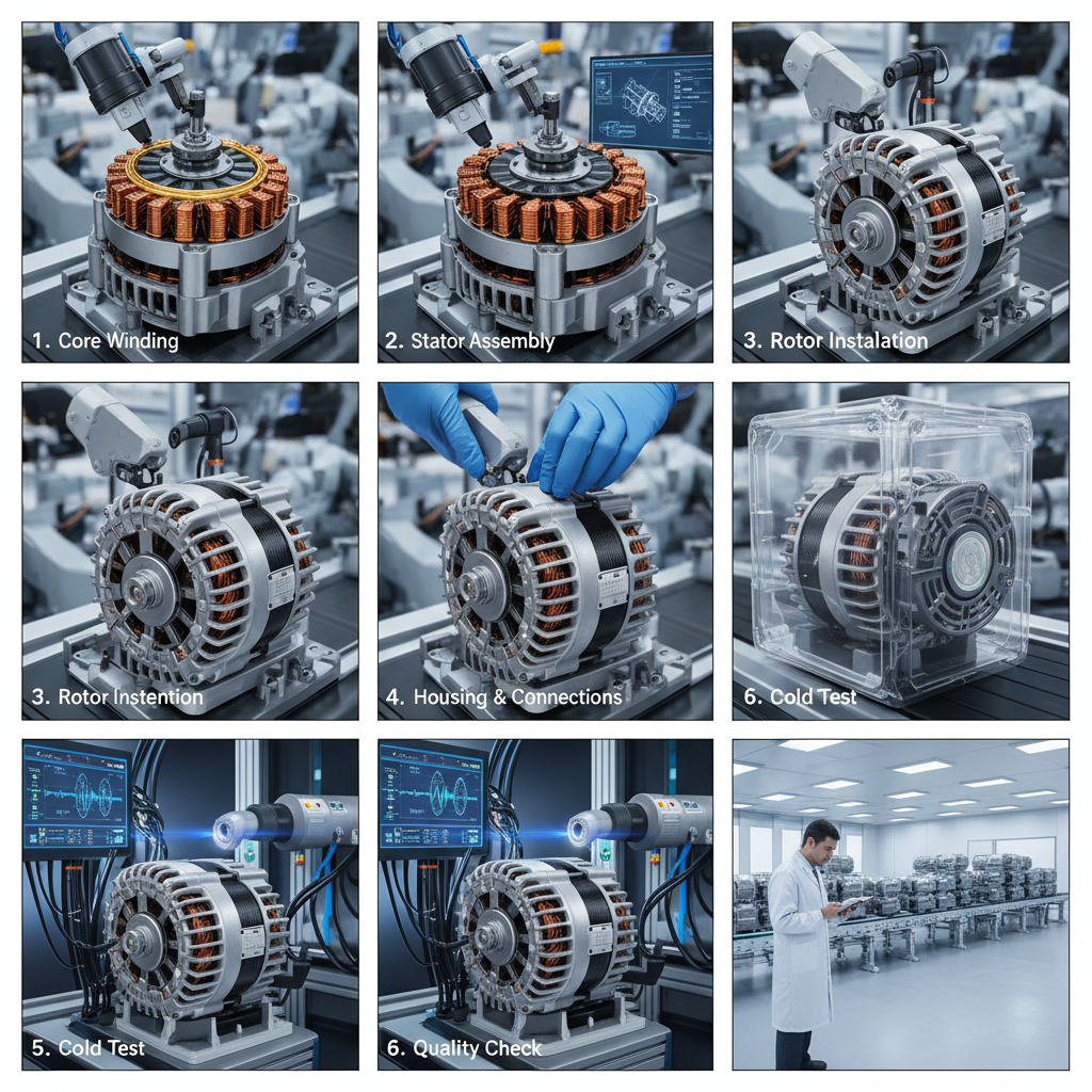 High Efficiency Industrial Alternator 220v 5kw Power Solutions