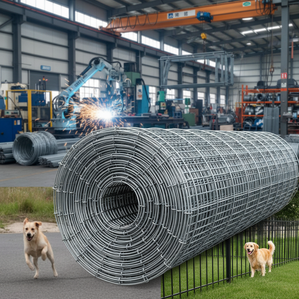 Professional Rolled Wire Fencing for Dogs and Pet Safety