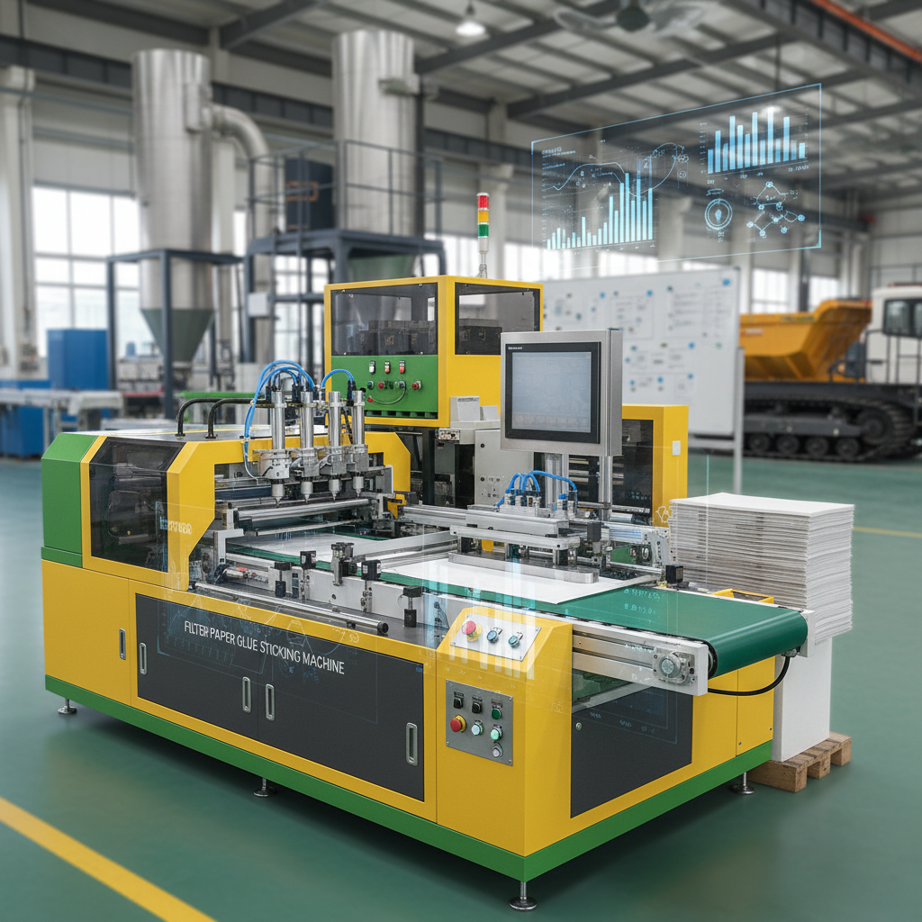 High Precision Automated Filter Paper Glue Sticking Machine