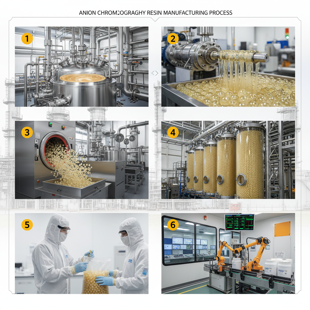 High Performance Anion Chromatography Resin for Chemical Separation