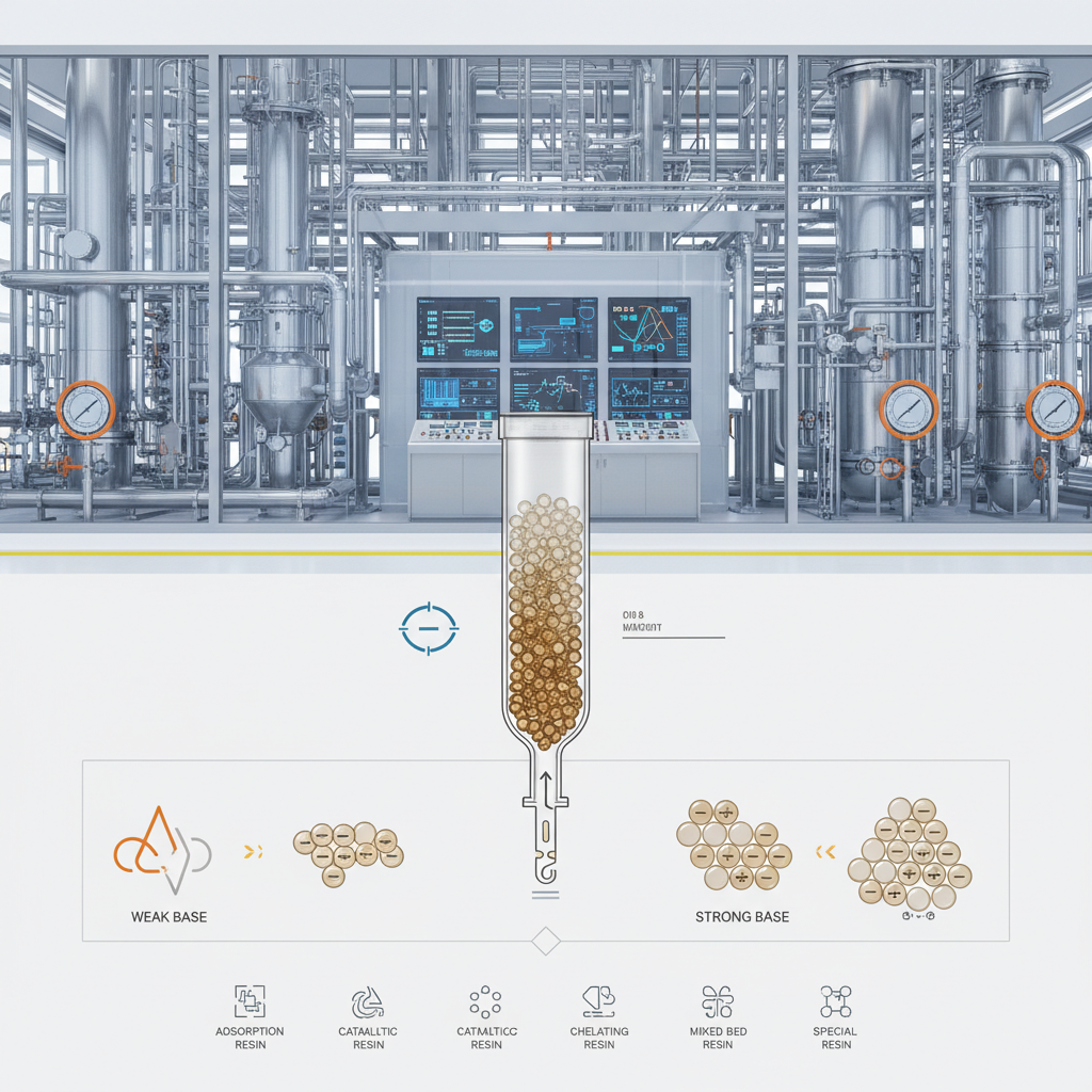 High Performance Anion Chromatography Resin for Chemical Separation