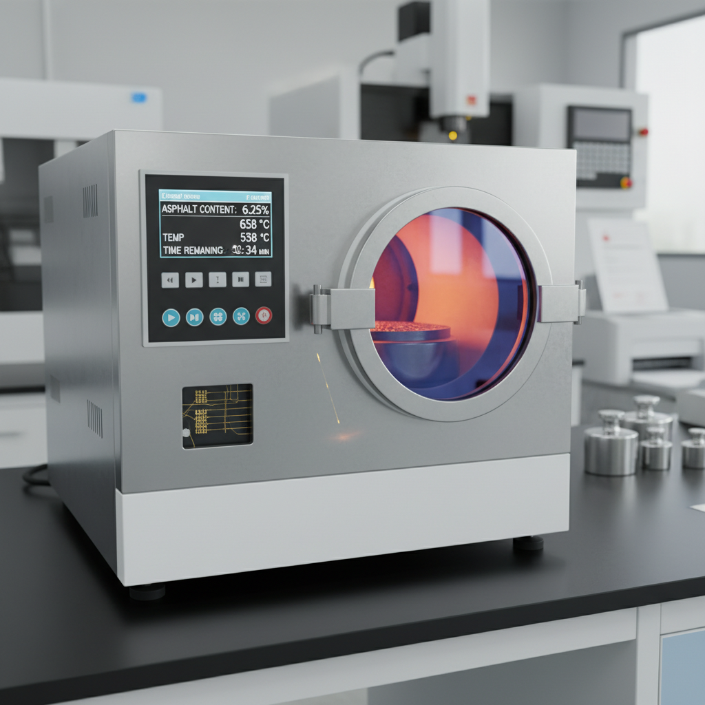 Combustion Asphalt Content Analyzer