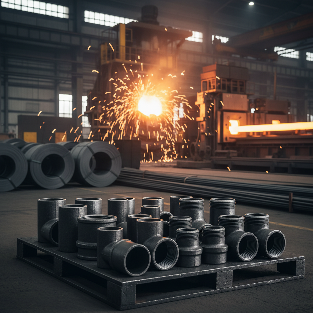 black galvanized pipe fittings
