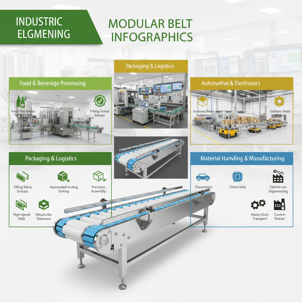 modular belt conveyor plastic