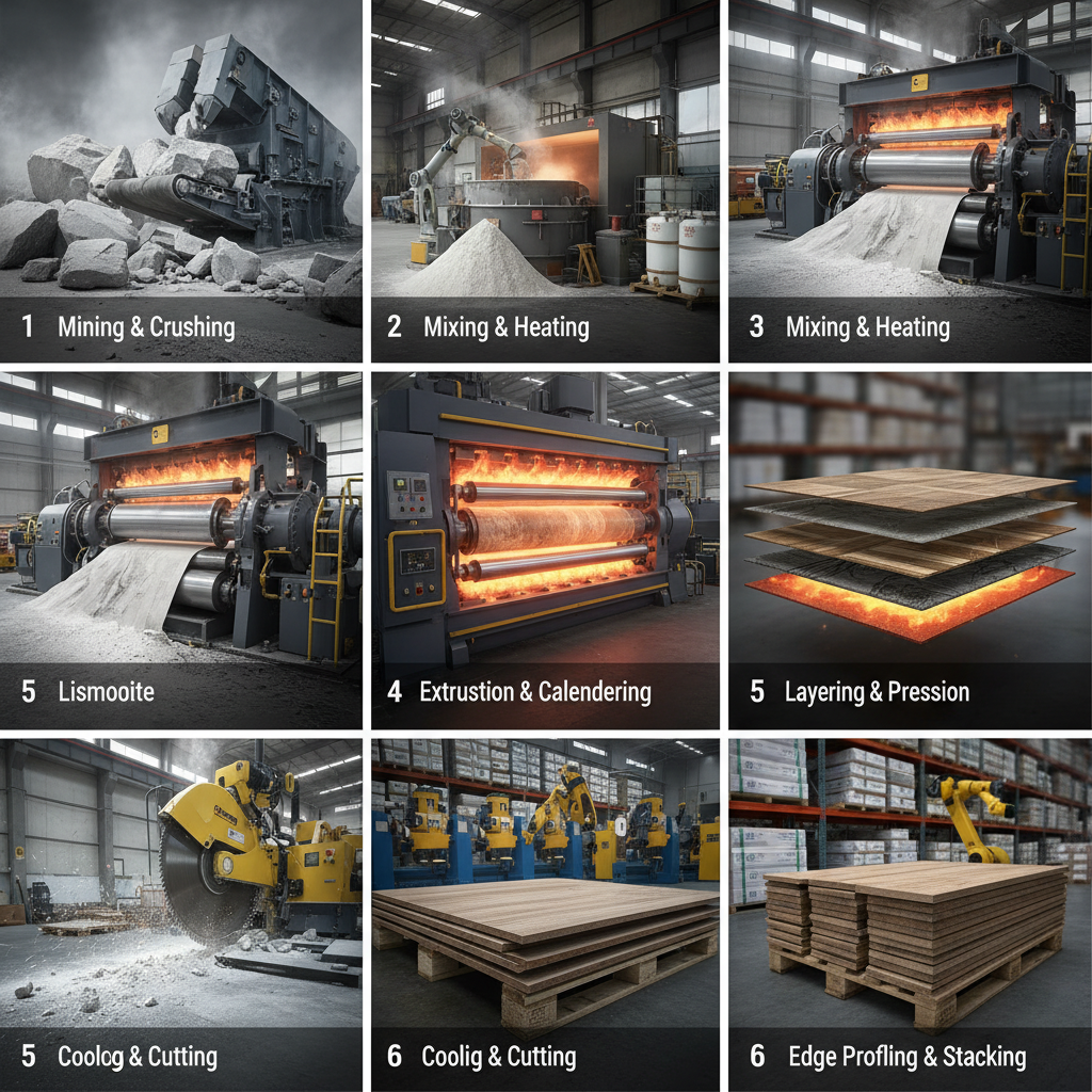 Stone plastic floor Exporter