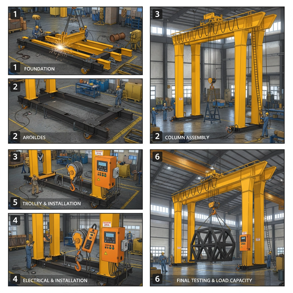 Custom Gantry Crane Solutions for Industrial Lifting Efficiency