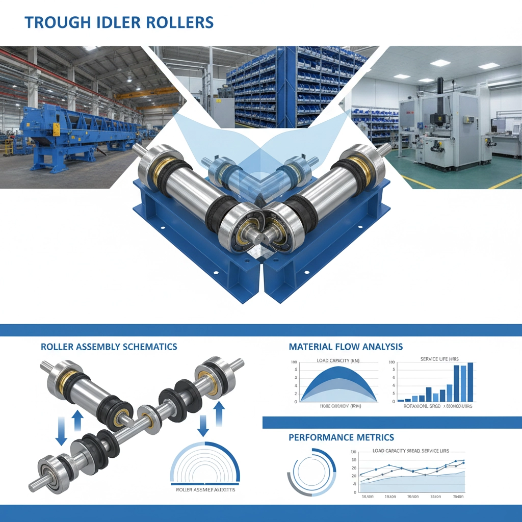 Industrial Guide to High Efficiency trough idler rollers