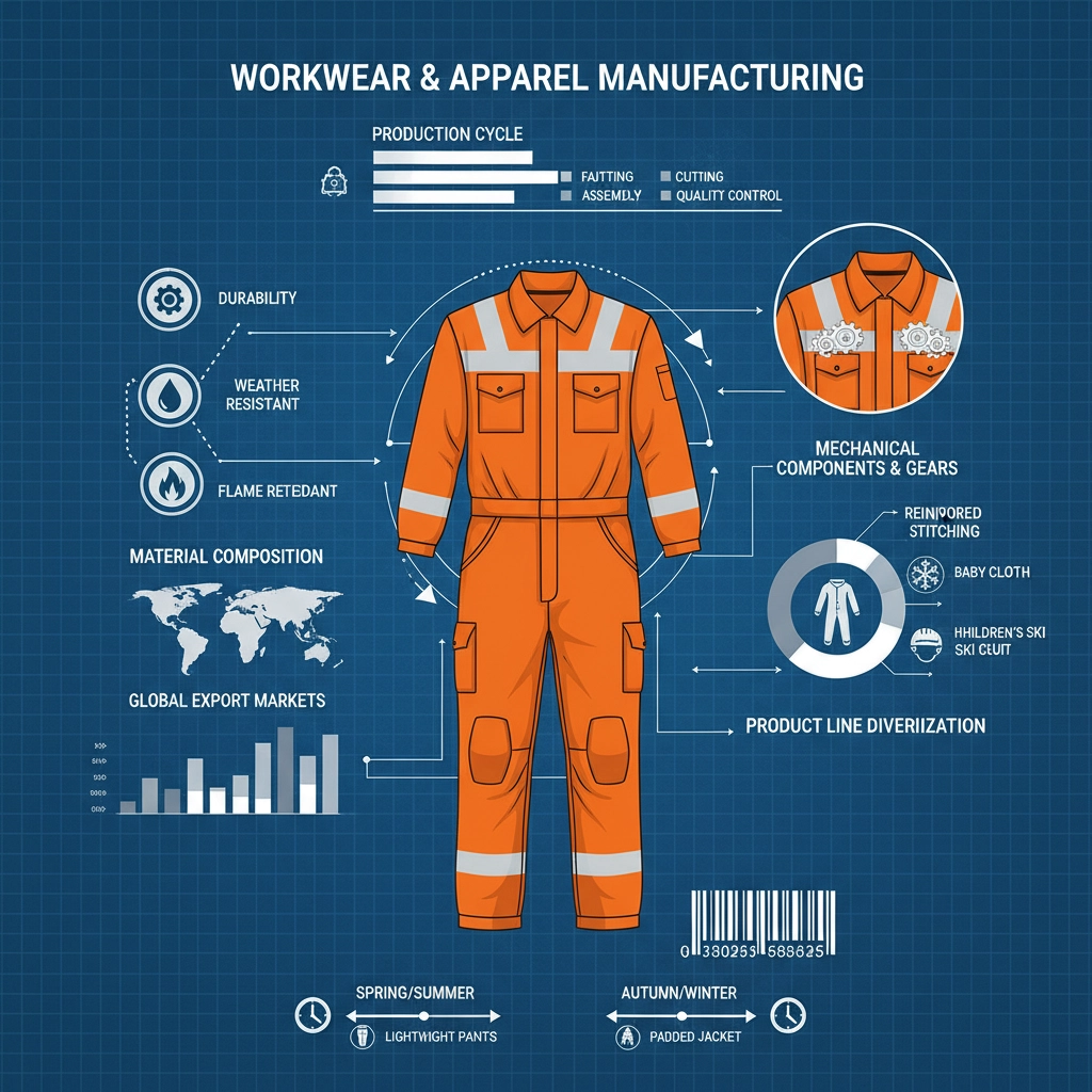 Industrial Safety and Visibility with the Orange Coverall