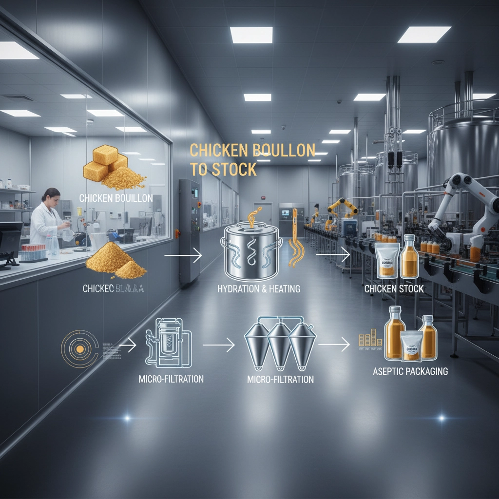 Efficient Industrial Guide for Chicken Bouillon to Stock