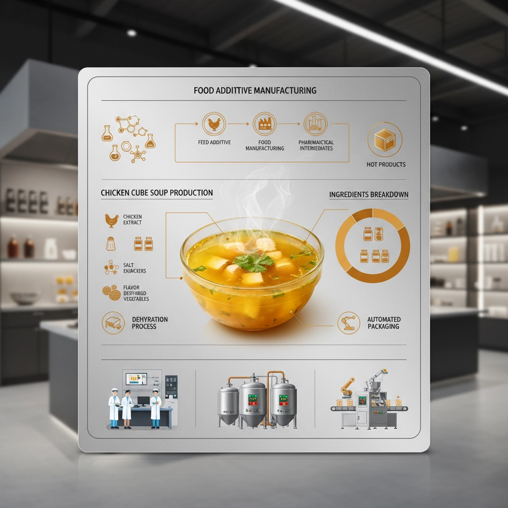 Industrial Production and Global Market of Chicken Cube Soup