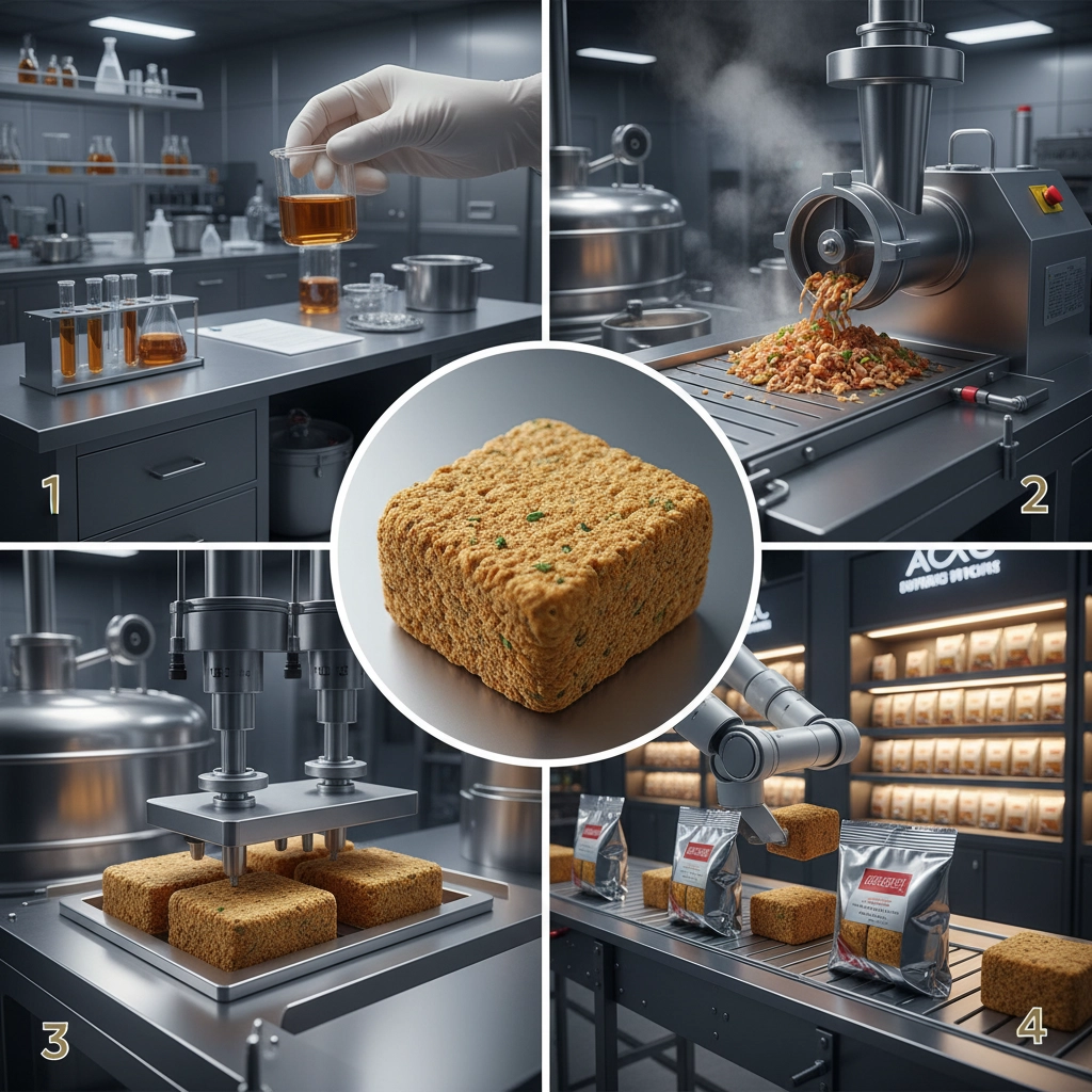 Industrial Chicken Cubes Stock for Global Food Production